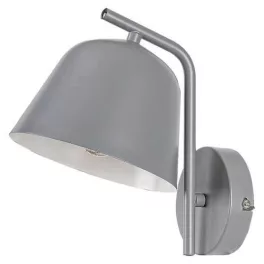   Rábalux 3094 Malia Beltéri Fali lámpa szürke-szürke E14 1x MAX 25, IP20