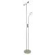 Rábalux 3239 Ophus Beltéri Állólámpa szatin króm-átlátszó LED 18,5 + LED 4,5, IP20