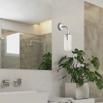 Rábalux 3309 Yago Beltéri Fürdőszobai lámpa króm-átlátszó E27 1x MAX 60, IP44