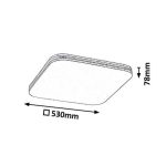 Rábalux 3409 Oscar Beltéri Mennyezeti lámpa fehér-fehér LED 36, IP20