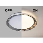 Rábalux 3482 Arcadia Beltéri Mennyezeti lámpa szürke-fehér LED 48, IP20
