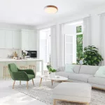 Rábalux 3527 Maple Beltéri Mennyezeti lámpa matt fehér-fehér LED 24, IP20