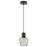 Rábalux 3539 Belano Beltéri lámpa, Függeszték, fekete-fekete E27E27 1x MAX 40, IP20