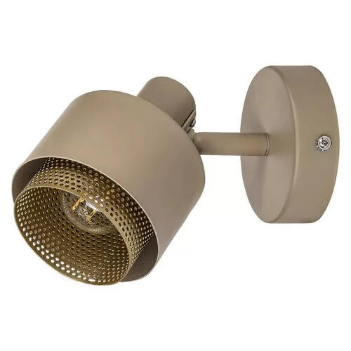 Rábalux 3547 Fedora Beltéri Spotlámpa világosbarna-arany E14 1x MAX 40, IP20