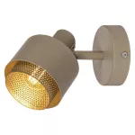 Rábalux 3547 Fedora Beltéri Spotlámpa világosbarna-arany E14 1x MAX 40, IP20