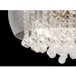 Rábalux 3598 Ninelle Beltéri Mennyezeti lámpa króm-füstszínű üveg G9 6x MAX 40, IP20