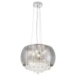 Rábalux 3599 Ninelle Beltéri Függeszték króm-füstszínű üveg G9 6x MAX 40, IP20