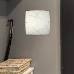 Rábalux 3699 Phaedra Beltéri Mennyezeti lámpa fehér-fehér mintás E27 2x MAX 60, IP20