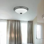 Rábalux 3723 Athen Beltéri Mennyezeti lámpa fekete-fehér alabástrom üveg E27 3x MAX 60, IP20