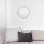 Rábalux 3852 Harmony Lux Beltéri Mennyezeti lámpa króm köröm-fehér mintás E27 1x MAX 60, IP20