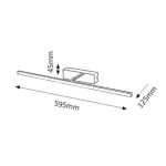 Rábalux 3910 Picture slim Beltéri Képmegvilágító lámpa króm- LED 12, IP20
