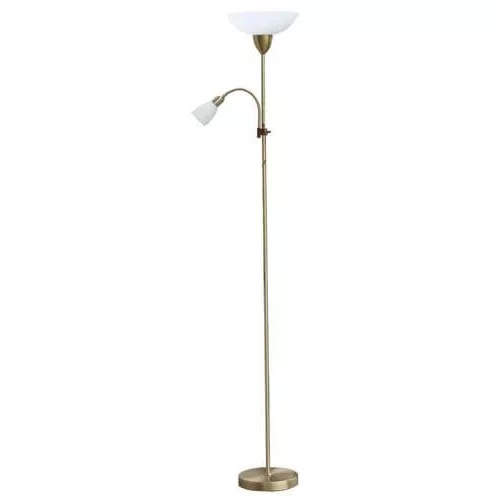 Rábalux 4068 Diana Beltéri Állólámpa bronz-fehér E27 G45 1x MAX 60 + E14 1x MAX 40, IP20