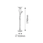 Rábalux 4078 Gamma Beltéri Állólámpa bronz-bronz R7S 1x MAX 230 + G9 1x MAX 40, IP20