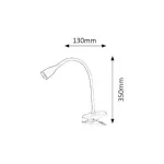 Rábalux 4196 Jeff Beltéri Asztali lámpa fehér- LED 4,5, IP20