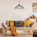 Rábalux 4347 Iduna Beltéri Függeszték matt fekete-matt fekete E27 1x MAX 60, IP20