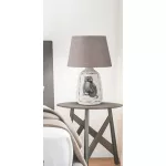 Rábalux 4373 Dora Beltéri Éjjeli lámpa fehér-szürke E27 1x MAX 40, IP20