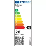 Rábalux 4490 Addison Beltéri Állólámpa súrolt alumínium- LED 26, IP20