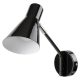 Rábalux 4504 Alfons Beltéri Fali lámpa fekete-fekete E27 1x MAX 25, IP20