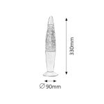 Rábalux 4533 Millie Beltéri Dekor lámpa ezüst-átlátszó DC 5V 0,9, IP20