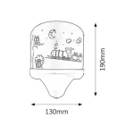 Rábalux 4569 Shepherd Beltéri Gyereklámpa többszínű-többszínű E14 1x MAX 7, IP20