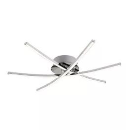   Rábalux 4606 Cyclone Mennyezeti lámpa króm-fehér LED 21, IP20