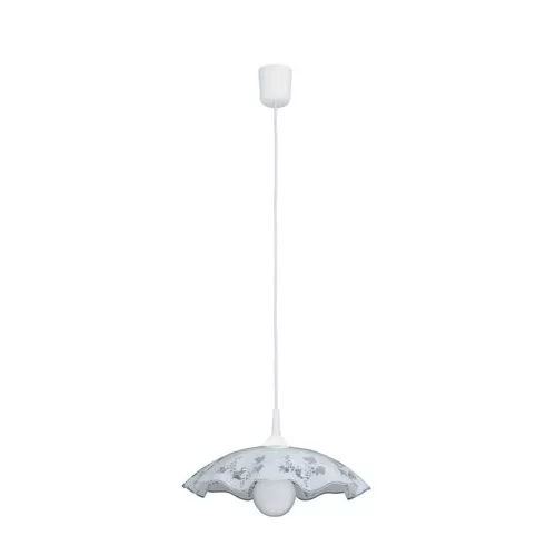 Rábalux 4795 Vino Beltéri Függeszték fehér-fehér mintás E27 1x MAX 60, IP20