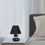 Rábalux 4950 Salem Beltéri Éjjeli lámpa fekete-fekete E14 1x MAX 40, IP20