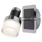 Rábalux 5021 Harold Beltéri Fürdőszobai lámpa fekete-opál üveg LED 5, IP44