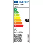 Rábalux 5026 Delice Beltéri lámpa Asztali lámpa fekete, füstszínű üveg LED 6, természetes fehér (3500-5000 K), IP20