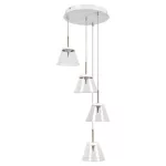Rábalux 5032 Aviana Beltéri Függeszték fehér-átlátszó LED 24, IP20