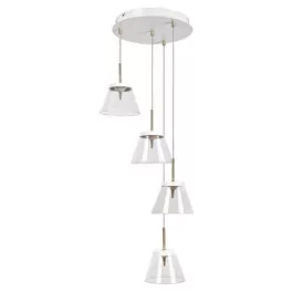   Rábalux 5032 Aviana Beltéri Függeszték fehér-átlátszó LED 24, IP20