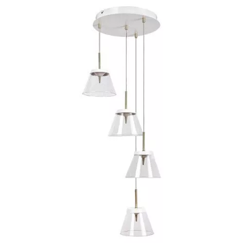 Rábalux 5032 Aviana Beltéri Függeszték fehér-átlátszó LED 24, IP20