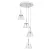 Rábalux 5032 Aviana Beltéri Függeszték fehér-átlátszó LED 24, IP20