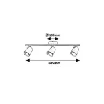 Rábalux 5047 Solange Beltéri Spotlámpa fehér- LED 18, IP20