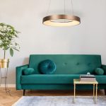 Rábalux 5055 Carmella Beltéri Függeszték arany-fehér LED 80, IP20