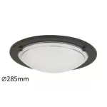 Rábalux 5103 Ufo Beltéri Mennyezeti lámpa fekete-opál üveg E27 1x MAX 60, IP20