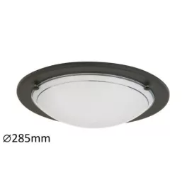   Rábalux 5103 Ufo Beltéri Mennyezeti lámpa fekete-opál üveg E27 1x MAX 60, IP20