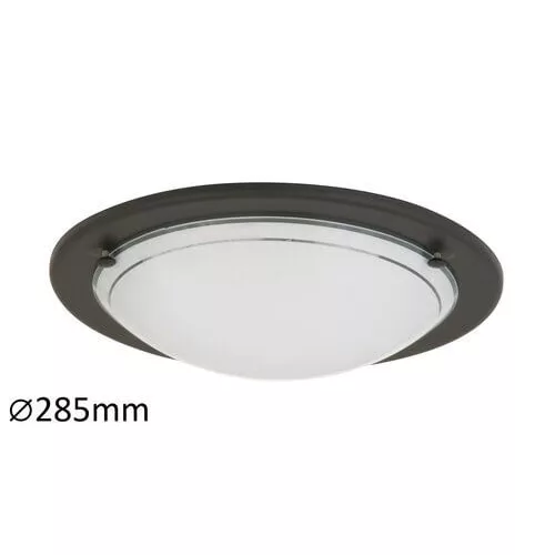 Rábalux 5103 Ufo Beltéri Mennyezeti lámpa fekete-opál üveg E27 1x MAX 60, IP20