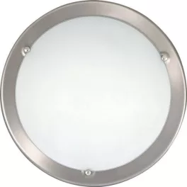   Rábalux 5151 Ufo Beltéri Mennyezeti lámpa szatin króm-fehér E27 2x MAX 60, IP20