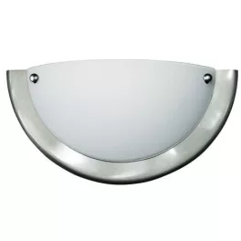   Rábalux 5181 Ufo Beltéri Fali lámpa szatin króm-fehér E27 1x MAX 60, IP20