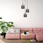 Rábalux 5223 Donati Beltéri Függeszték arany-füstszínű üveg E27 3x MAX 40, IP20