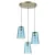 Rábalux 5227 Azurine Beltéri Függeszték arany-kék E27 3x MAX 40, IP20