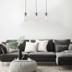 Rábalux 5258 Acantha Függeszték fekete-átlátszó E27 1x MAX 40, IP20