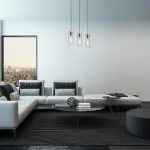 Rábalux 5259 Acantha Függeszték fekete-átlátszó E27 3x MAX 40, IP20