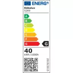 Rábalux 5269 Casimir Mennyezeti lámpa matt fekete-fehér LED 40, IP20