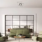 Rábalux 5269 Casimir Mennyezeti lámpa matt fekete-fehér LED 40, IP20
