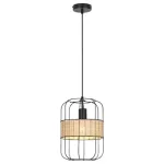 Rábalux 5283 Indiana Beltéri Függeszték fekete-fekete E27 1x MAX 40, IP20