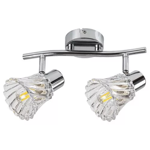Rábalux 5300 Hestia Beltéri Spotlámpa króm-átlátszó E14 2x MAX 40, IP20