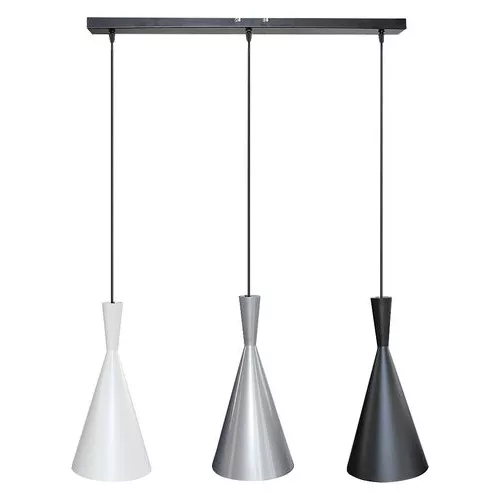 Rábalux 5312 Trincola Beltéri Függeszték fekete-fehér, ezüst, fekete E27 3x MAX 40, IP20