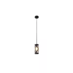 Rábalux 5338 Oberon Beltéri Függeszték barna-borostyán E14 1x MAX 40, IP20